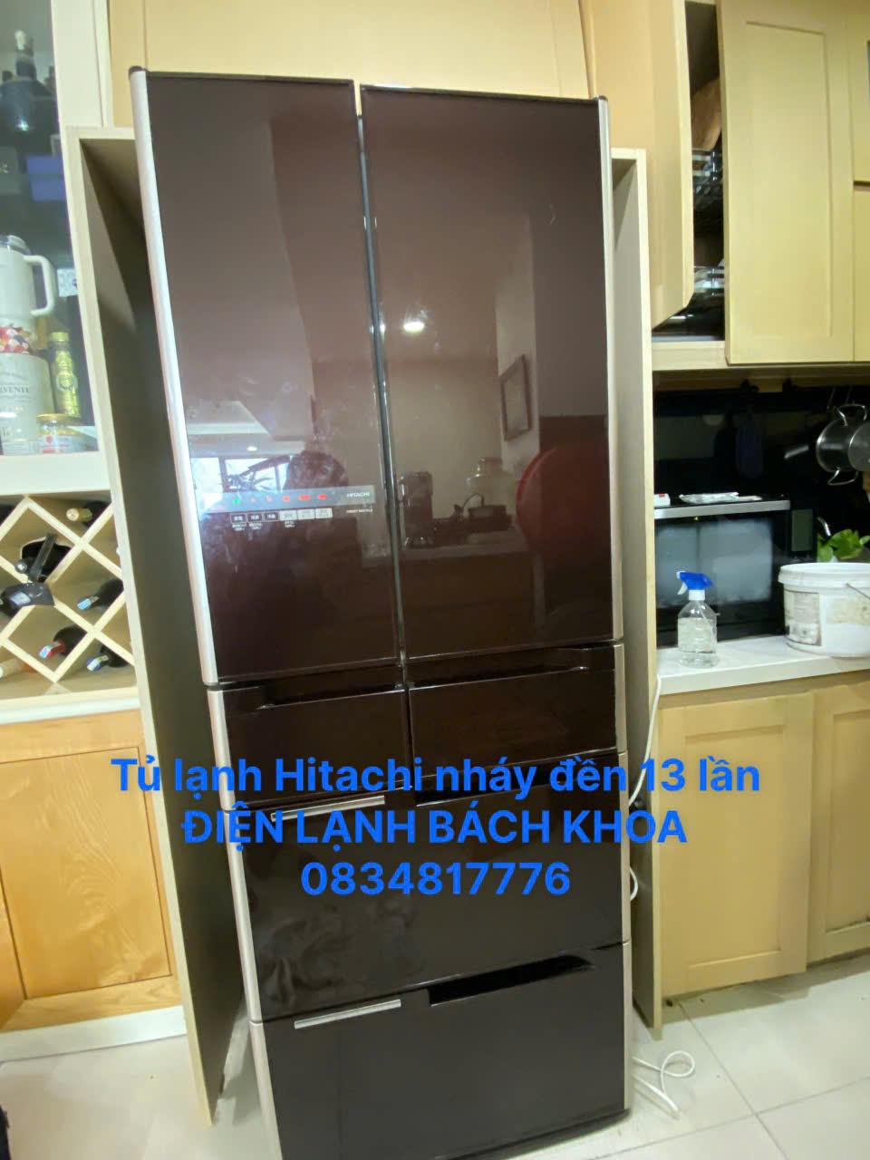 Tủ lạnh hitachi báo lỗi nháy đèn 13 lần