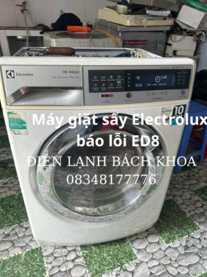 Sửa máy giặt sấy Electrolux báo lỗi ED8 