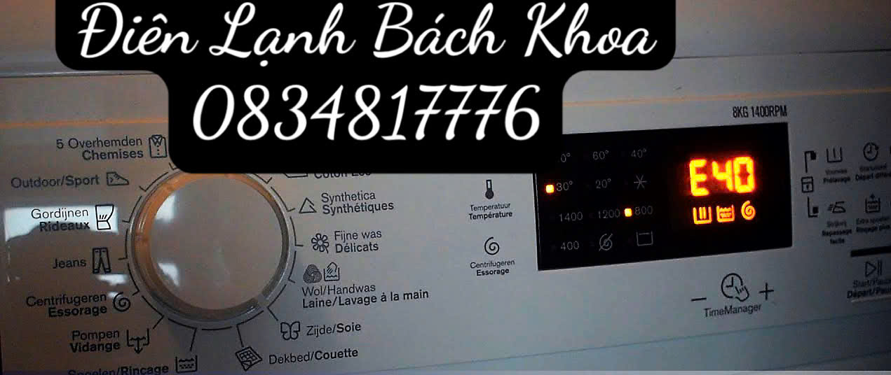 Máy Giặt Electrolux Lỗi E40 – Nguyên Nhân & Cách Sửa Nhanh 2 Sửa máy giặt Electrolux lỗi E40 - 0834817776
