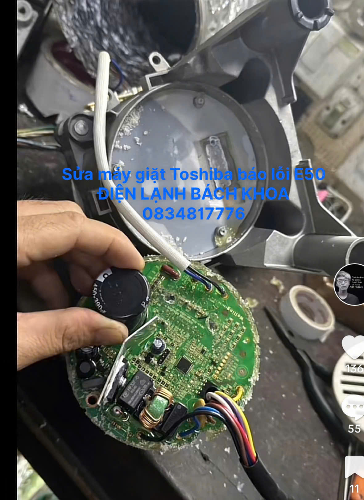 Máy Giặt Toshiba Báo Lỗi E50 Là Gì? Nguyên Nhân & Cách Khắc Phục Hiệu Quả Tại Nhà