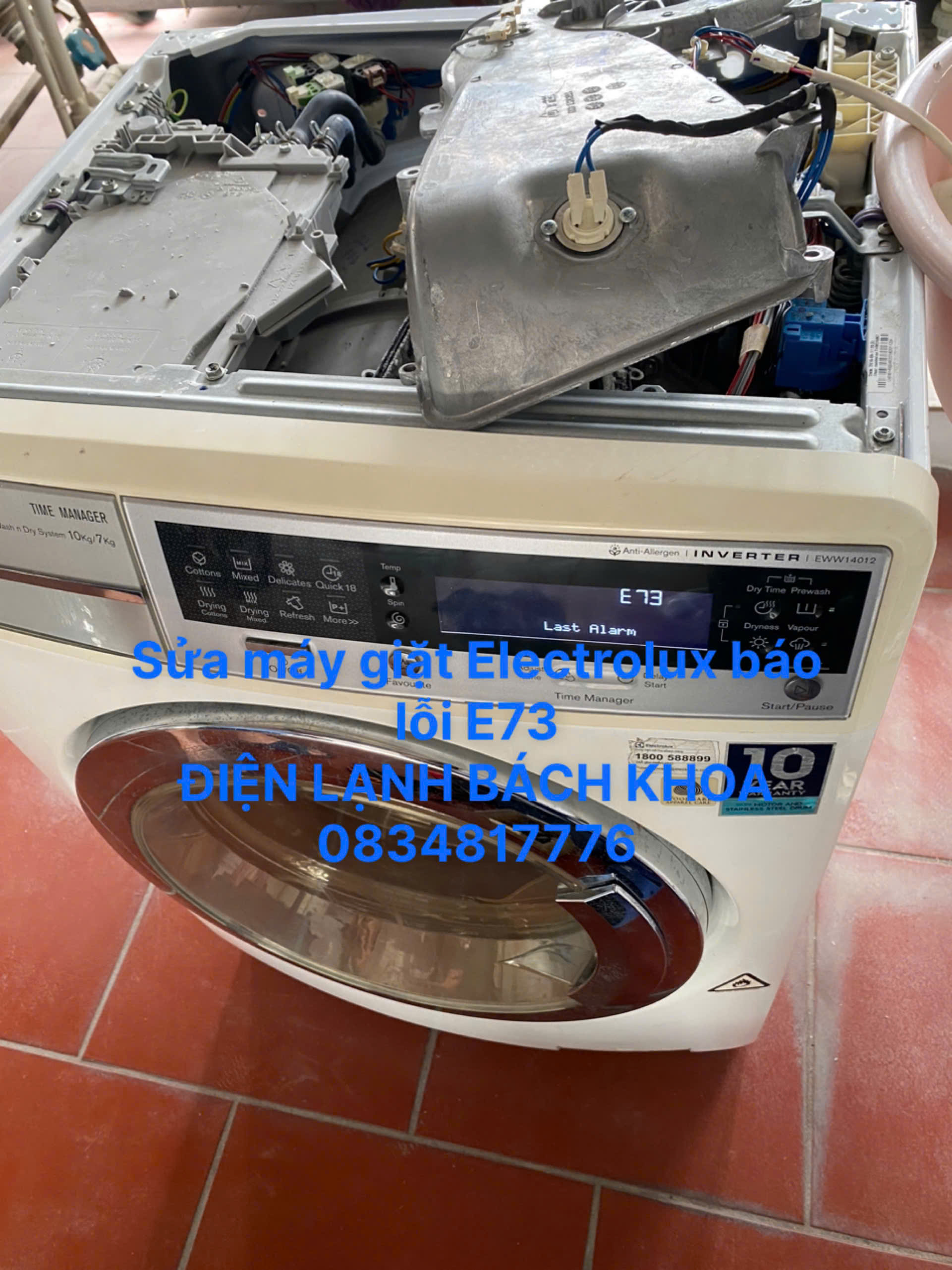 Máy giặt sấy Electrolux báo lỗi E73? 2 nguyên nhân chính gây ra lỗi 1 Máy giặt sấy Electrolux báo lỗi E73