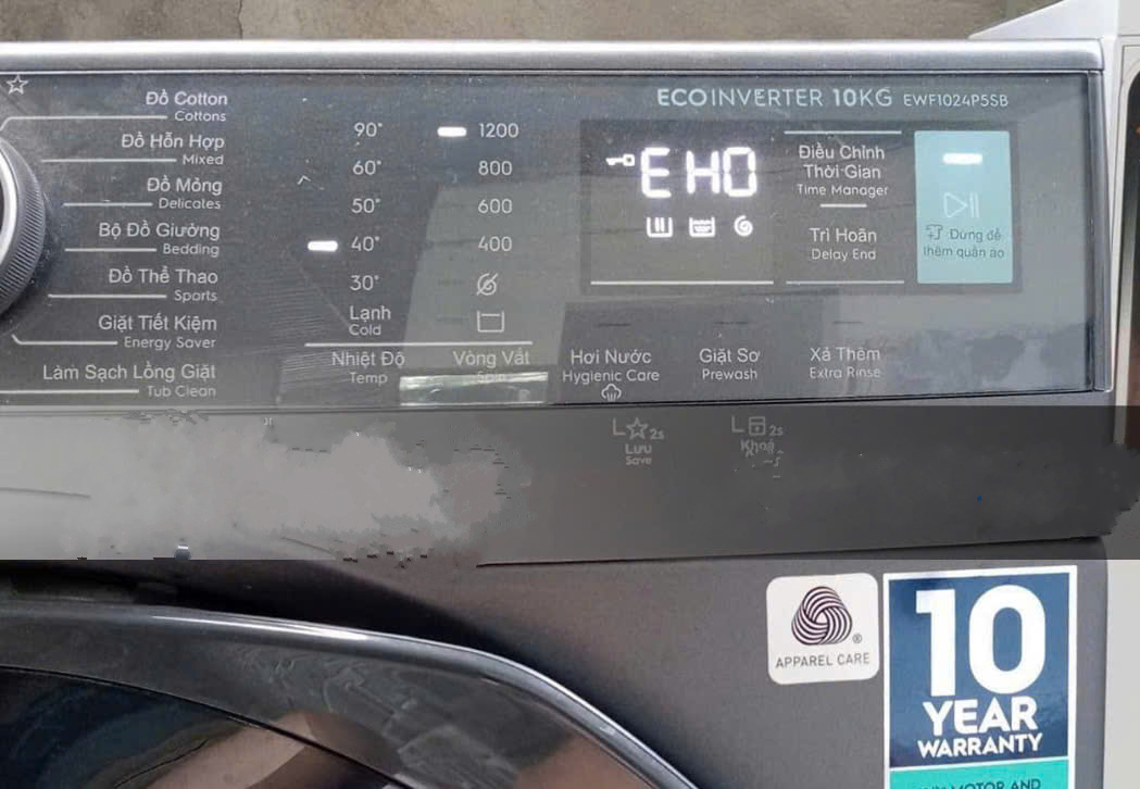 Máy sấy Electrolux báo lỗi EHO? Nguyên nhân và cách sửa chữa tại nhà 2 Sửa máy sấy ELectrolux báo lỗi EH0