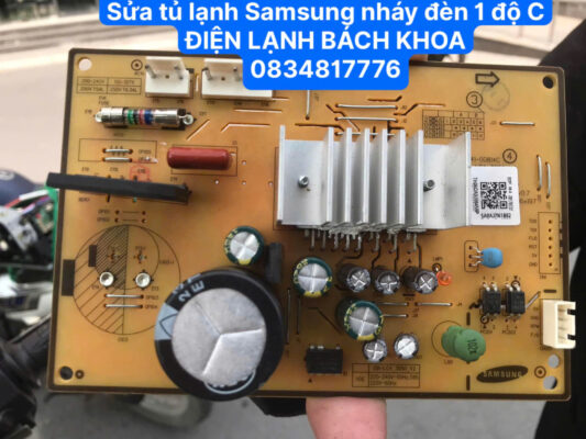 Sửa tủ lạnh samsung nháy đèn hiển thị 1 độ C