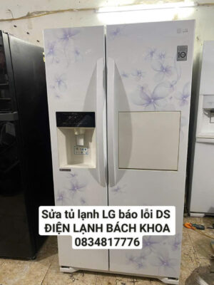 Sửa tủ lạnh LG báo lỗi DS