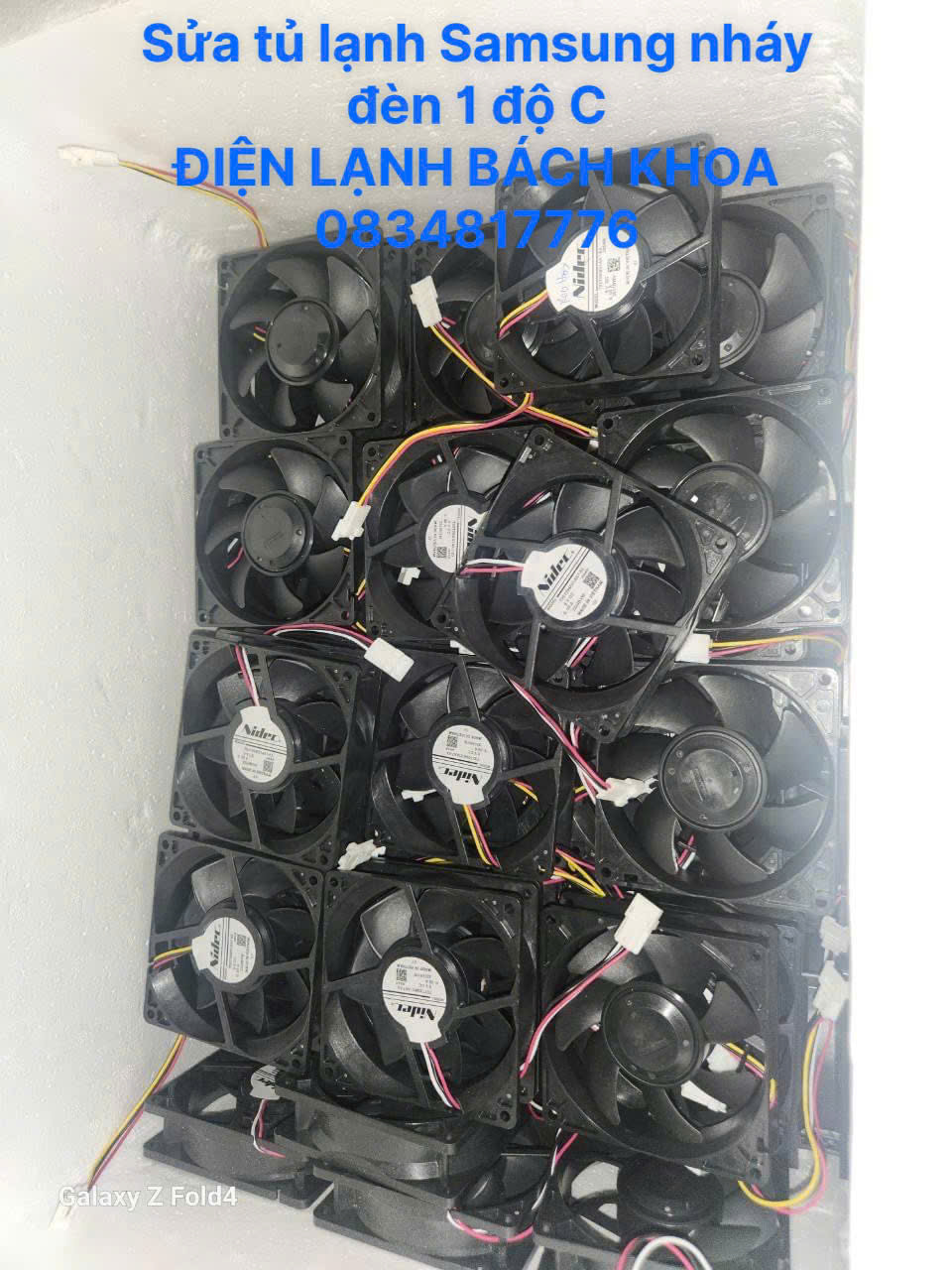 Thay quạt tủ lạnh Samsung bị hỏng