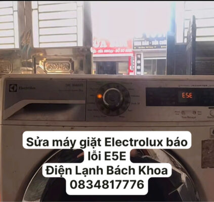 Sửa máy giặt Electrolux báo lỗi E5E