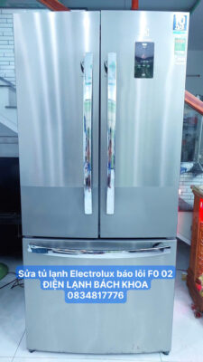 Sửa Tủ lạnh Electrolux báo lỗi F0 02