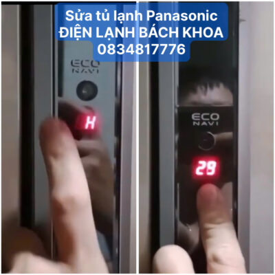 Sửa tủ lạnh panasonic báo lỗi h29