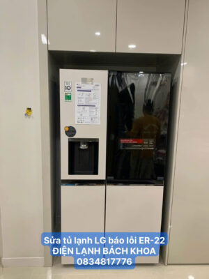 Sửa tủ lạnh LG báo lỗi ER 22