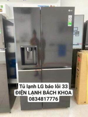 Sửa tủ lạnh Lg báo lỗi 33