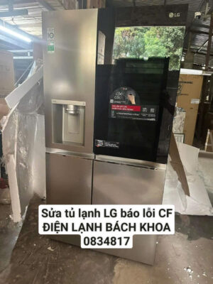 Sửa tủ lạnh LG báo lỗi CF