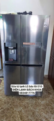 Sửa tủ lạnh LG báo lỗi E1D 