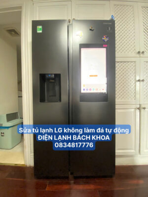 Sửa tủ lạnh LG không làm đá tự động