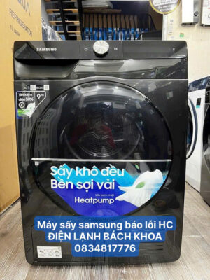 Sửa Máy sấy Samsung báo lỗi HC