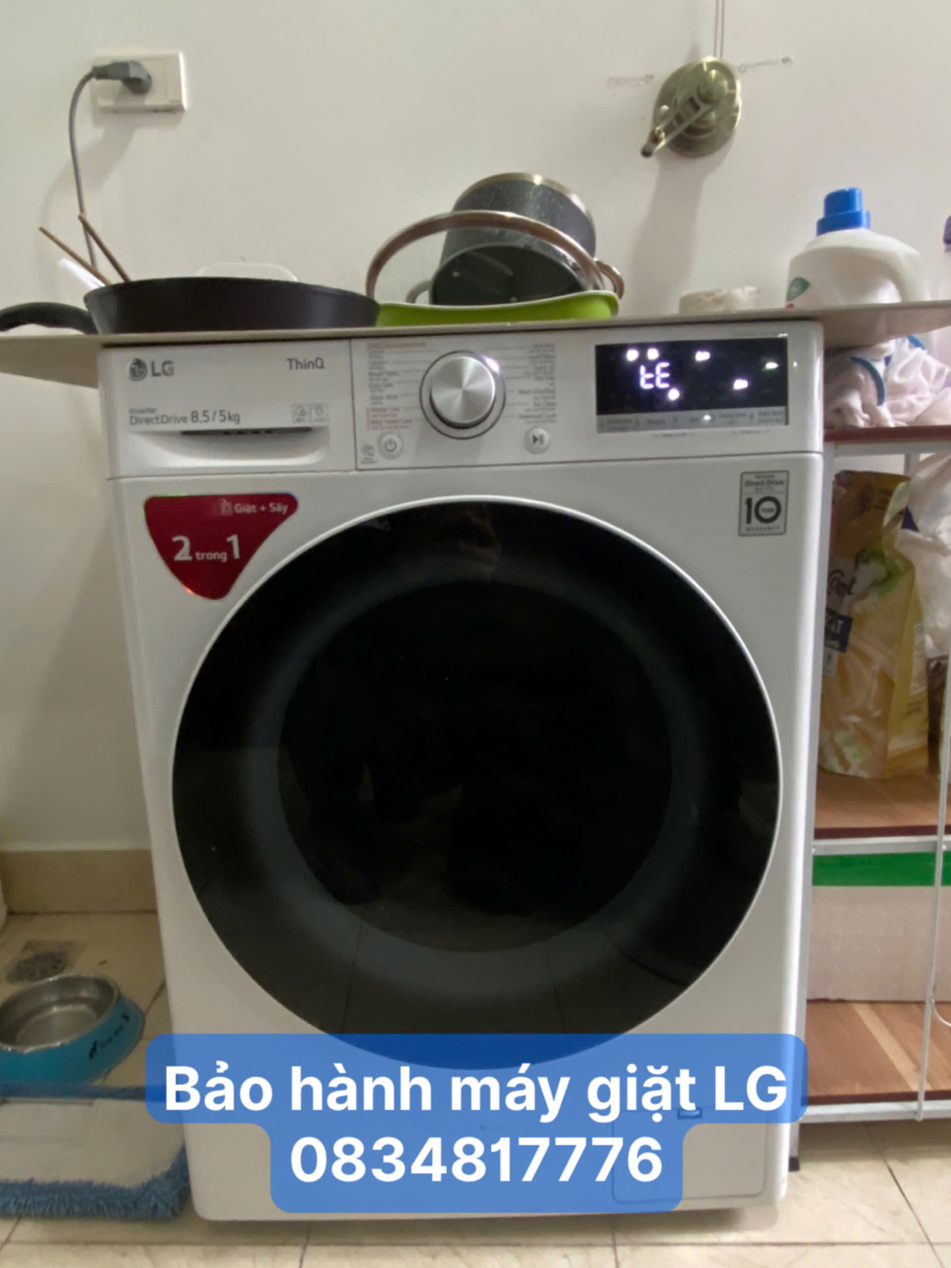 Bảo hành máy giặt LG – Trung tâm hỗ trợ khách hàng bảo hành máy giặt LG 4 Bảo hành máy giặt LG 0834817776