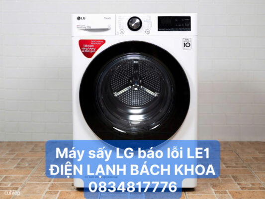 Sửa máy sấy LG báo lỗi LE1