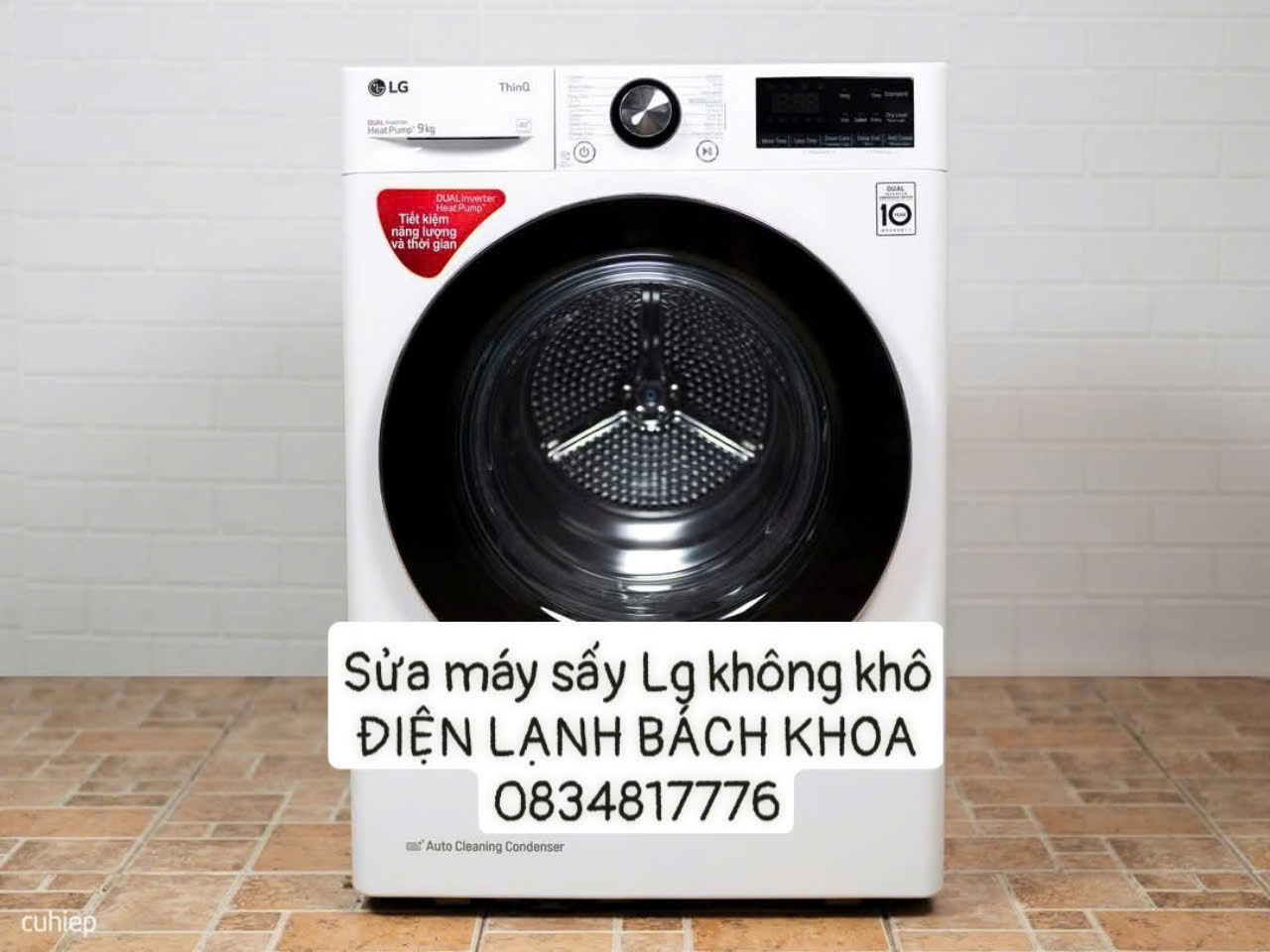Sửa máy sấy lg không khô quần áo tại Hà Nội