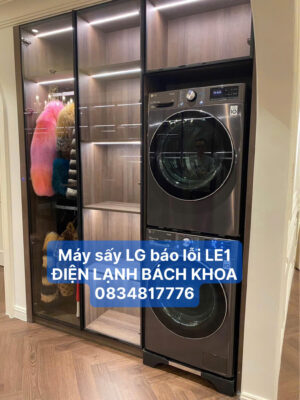 Sửa máy sấy LG báo lỗi LE1