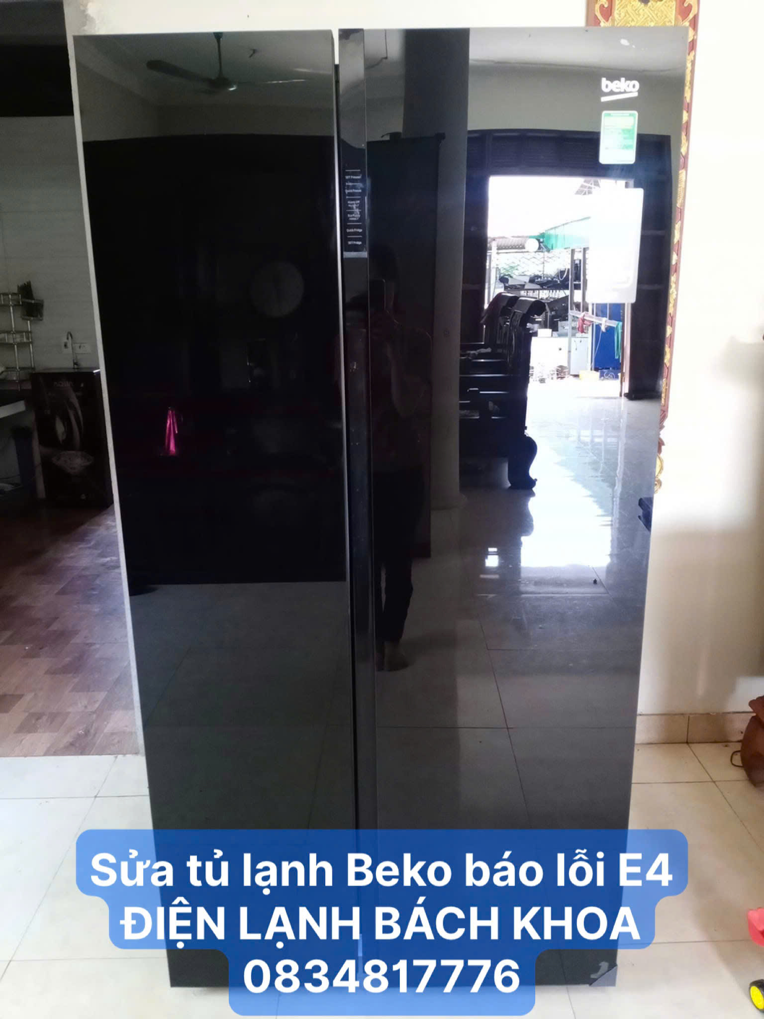 Sửa Tủ lạnh Beko báo lỗi E4