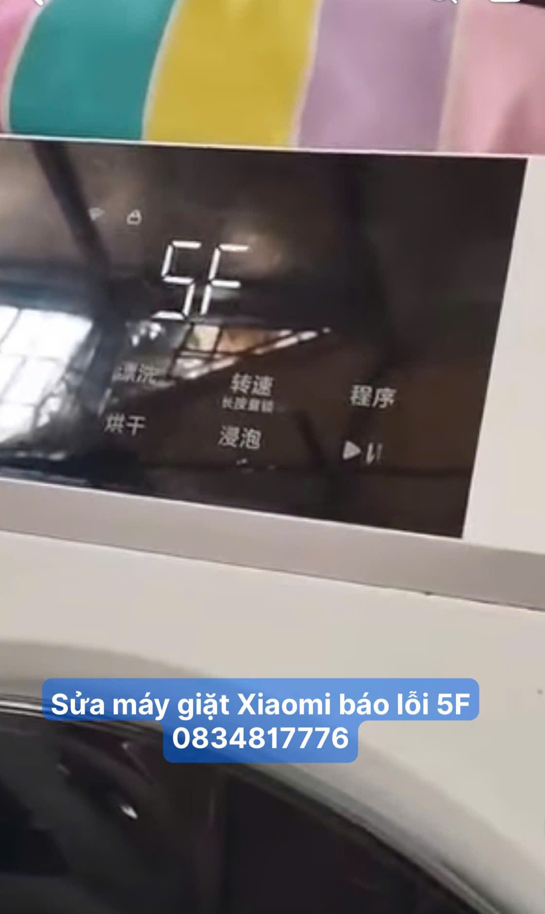 Sửa máy giặt Xiaomi báo lỗi 5F tại nhà