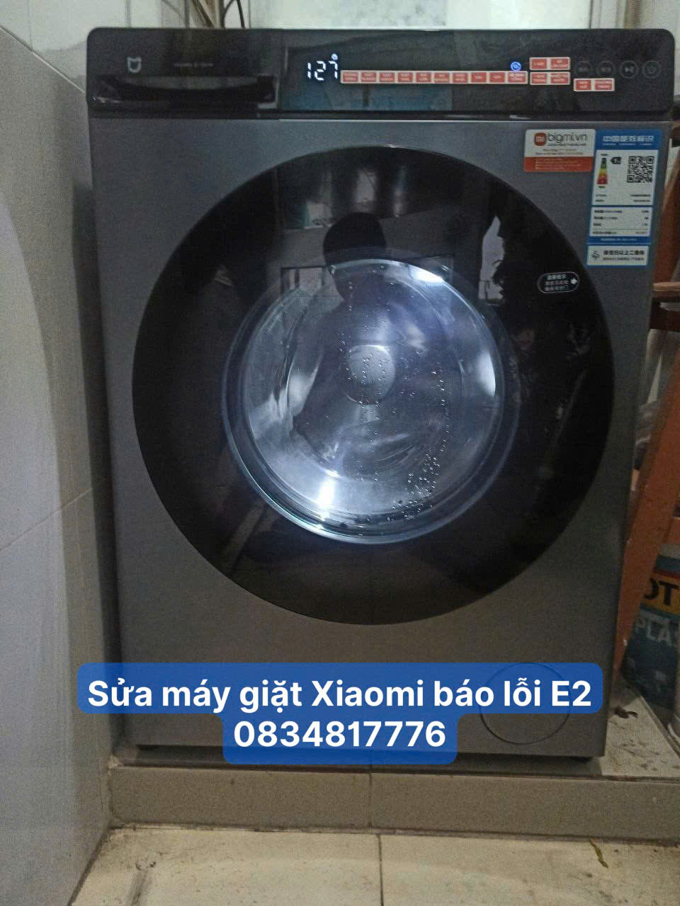 Máy giặt Xiaomi báo lỗi E2? Nguyên nhân và cách xử lý tại nhà 1 Máy giặt Xiaomi báo lỗi E2 0834817776