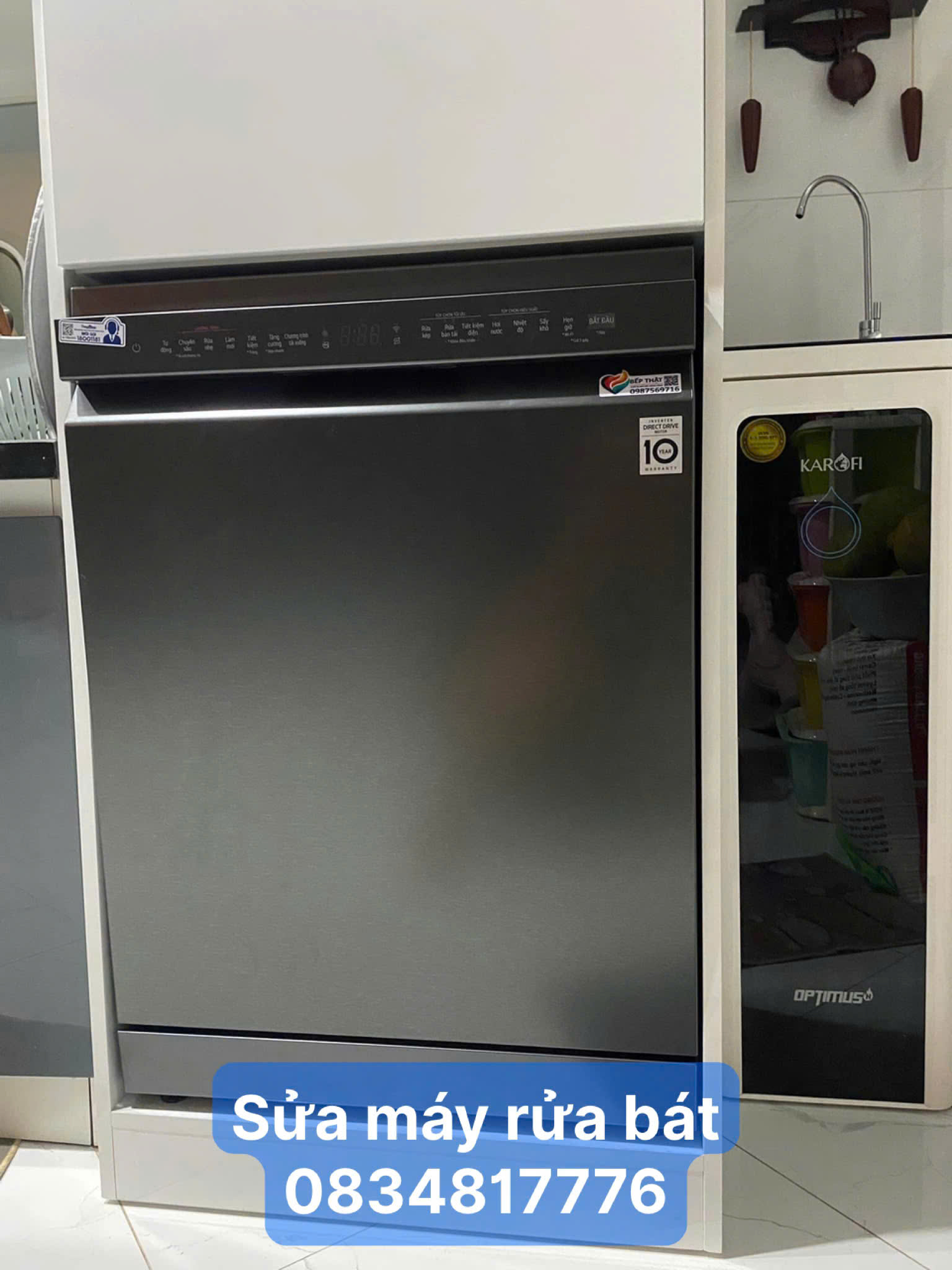 Sửa máy rửa bát- 0834817776