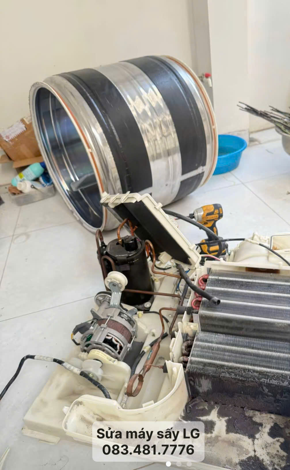 Sửa máy sấy LG tại nhà Hà Nội uy tín, giá rẻ , có mặt nhanh 30 phút