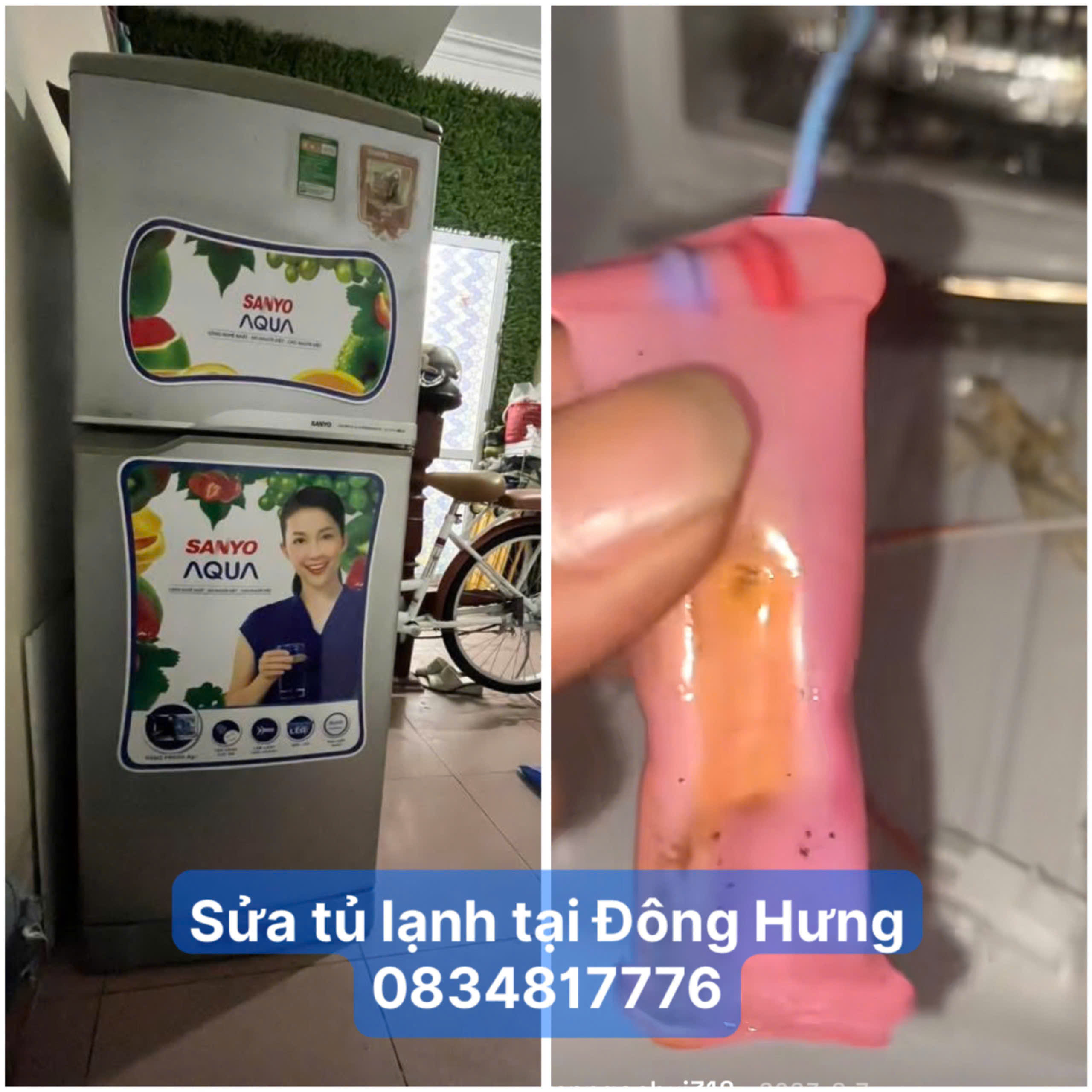 Sửa tủ lạnh tại Đông Hưng - 0834817776