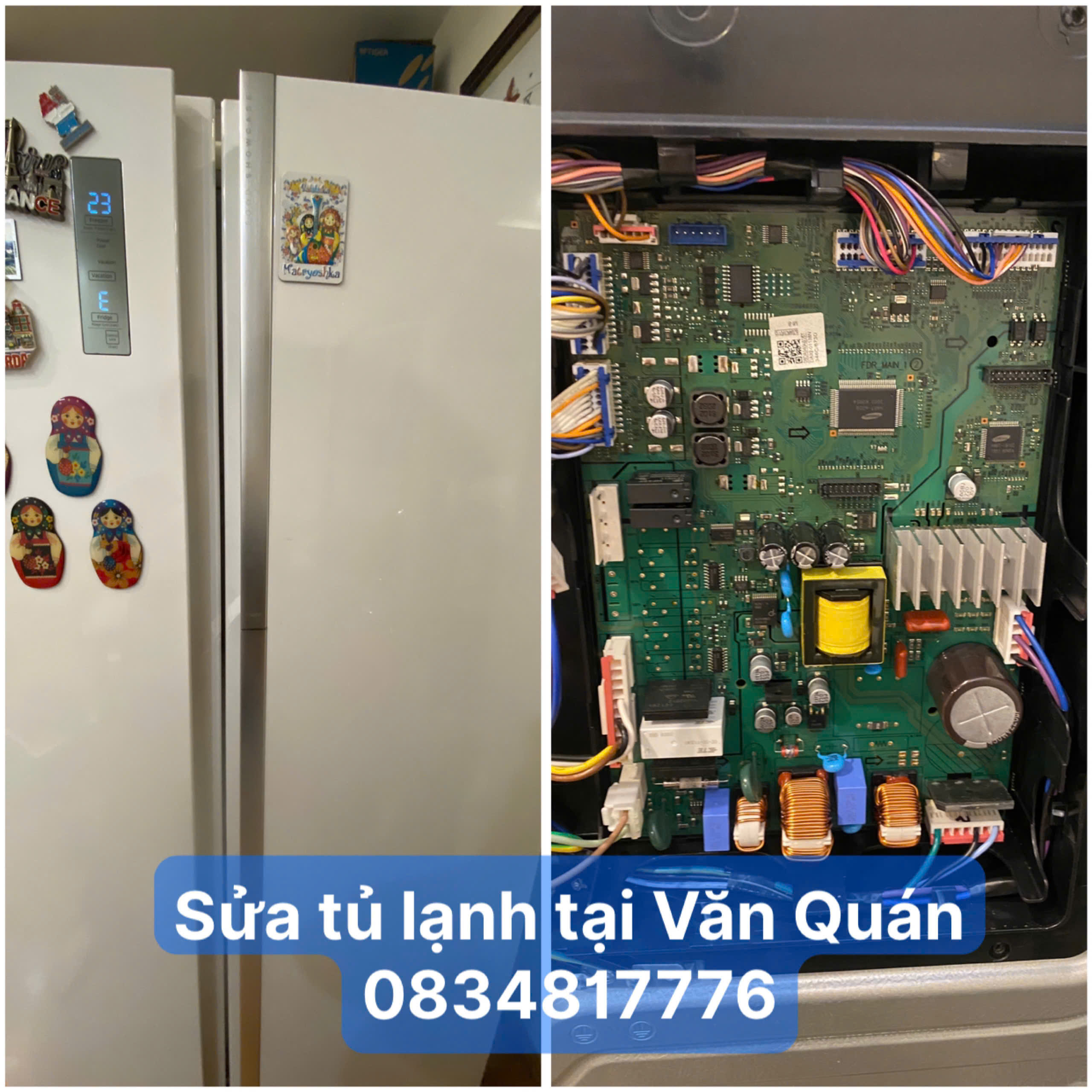 Sửa tủ lạnh tại Văn Quán 24/7, thợ giỏi đến nhanh 30P 2 Sửa tủ lạnh tại nhà Văn Quán - 0834817776