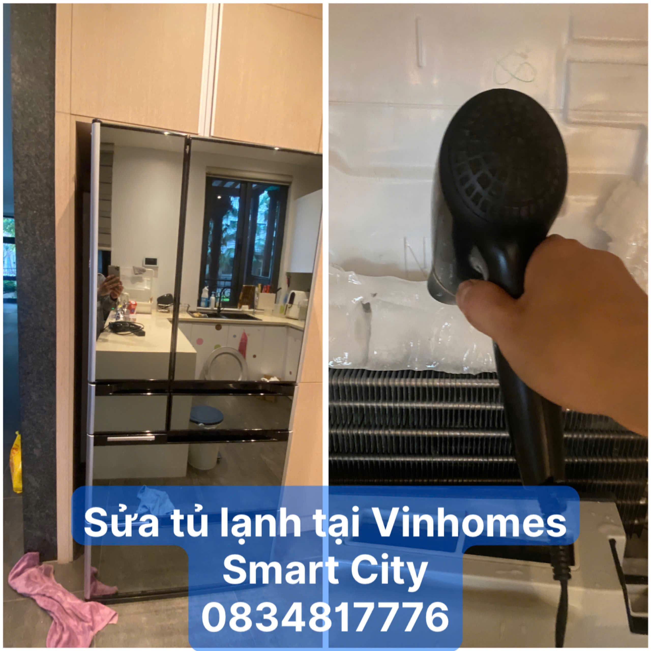 Sửa tủ lạnh tại Vinhomes Smart City 