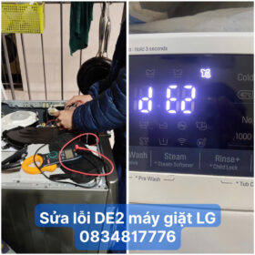 Sửa lỗi DE2 máy giặt LG - 0834817776
