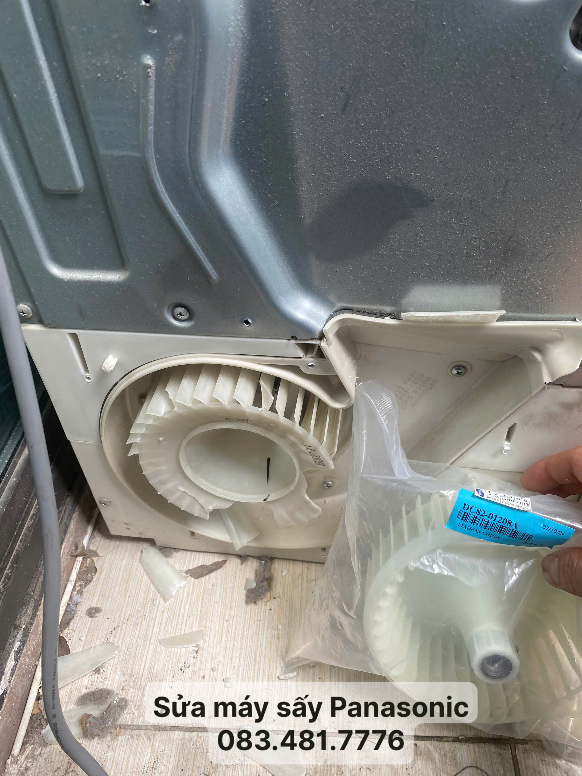 Sửa máy sấy Panasonic tại Hà Nội giá rẻ, thợ giỏi, có mặt nhanh