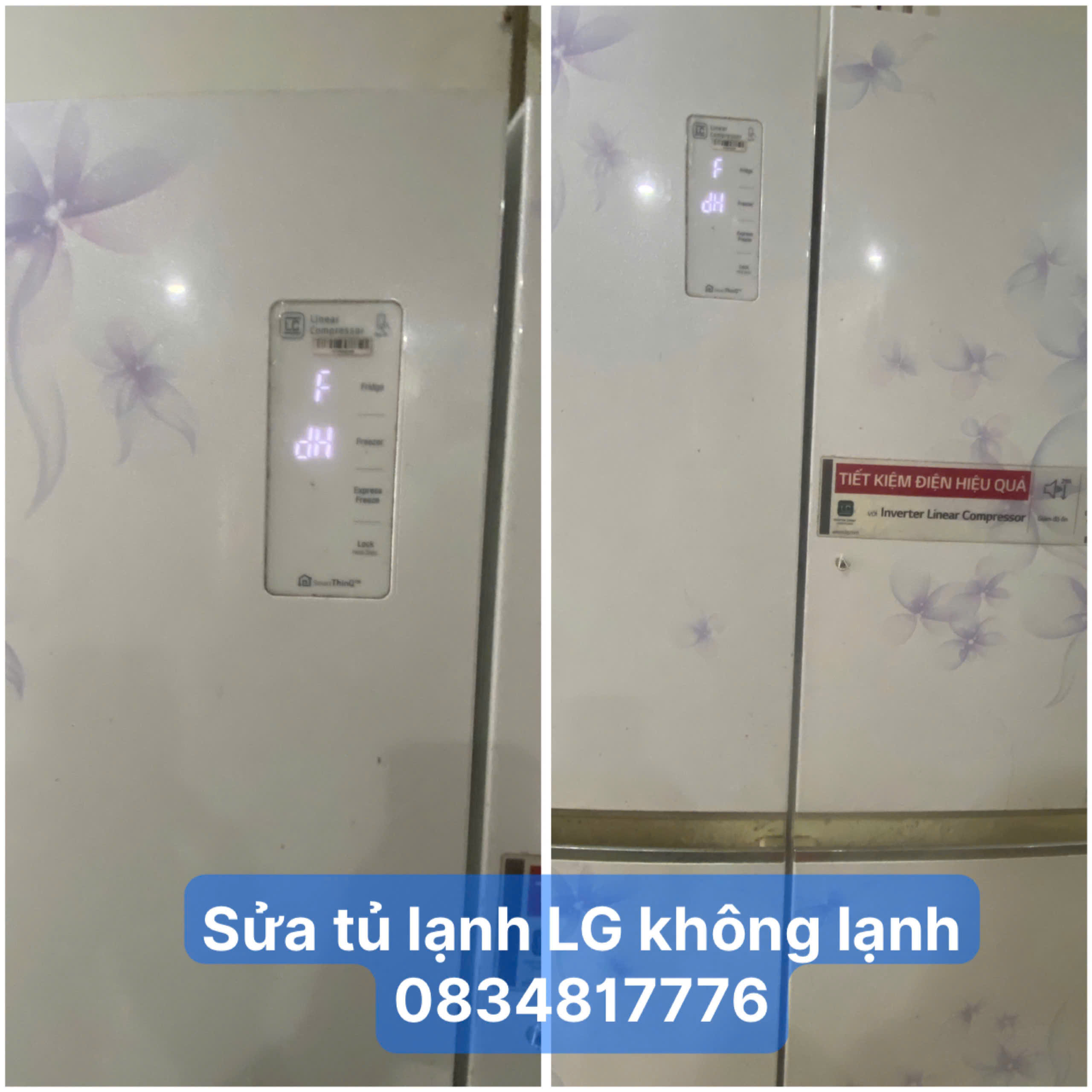 Sửa tủ lạnh LG không lạnh tại nhà Hà Nội 