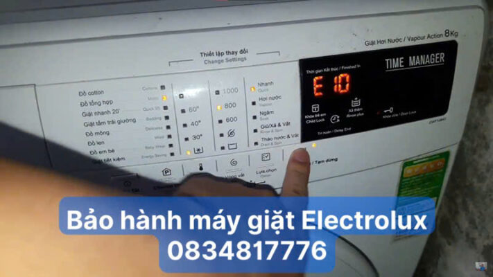 Bảo hành máy giặt Electrolux tại Thái Bình - 0834817776