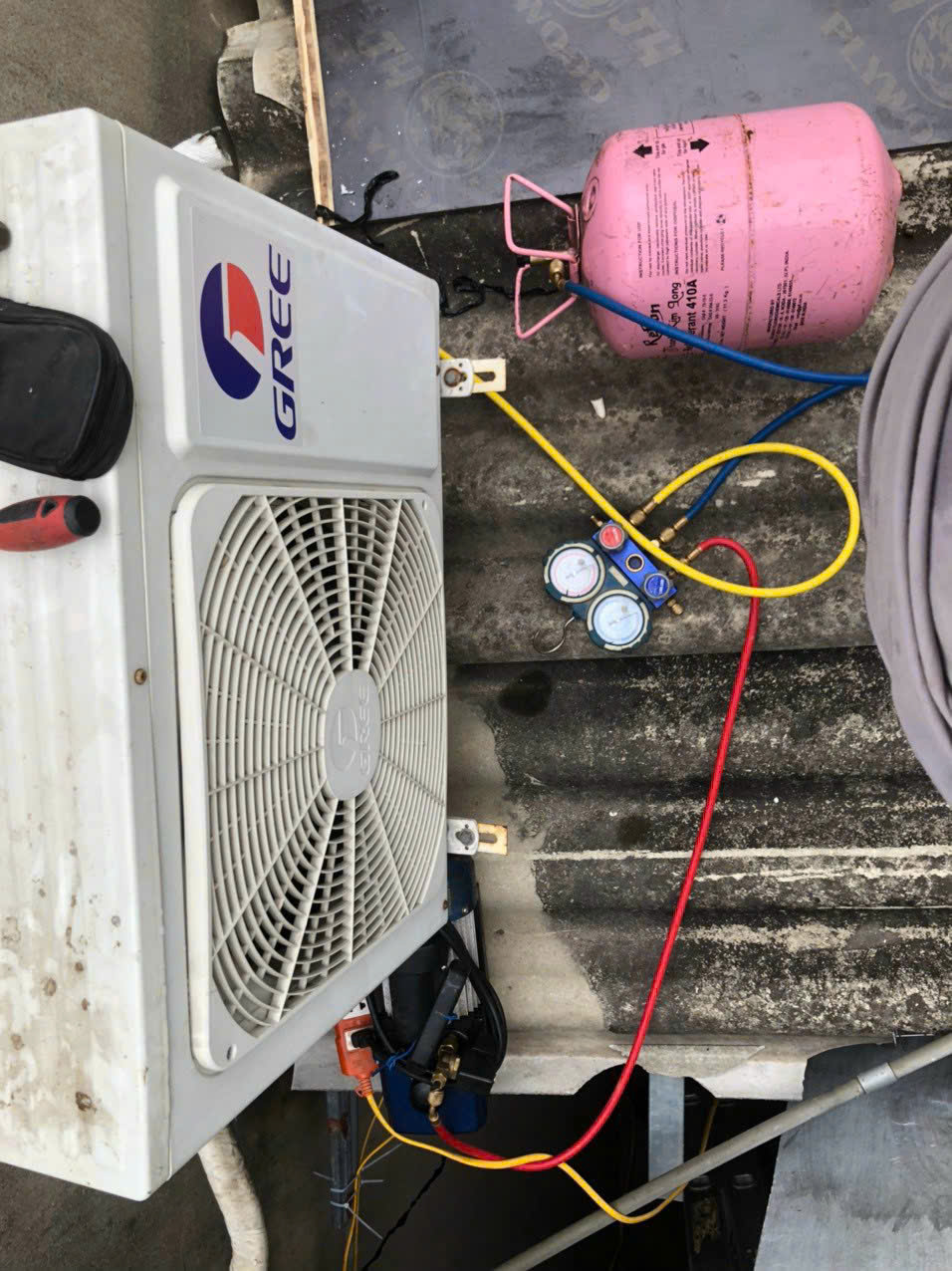 Bơm gas điều hòa tại Hà Đông