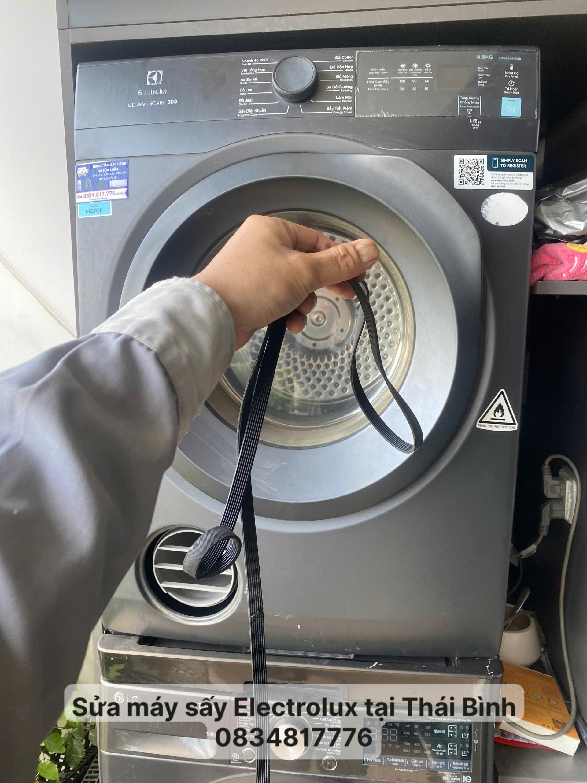 Sửa máy sấy Electrolux tại Thái Bình giá rẻ, thợ có mặt nhanh 30 phút 2 Sửa máy sấy Electrolux tại Thái Bình