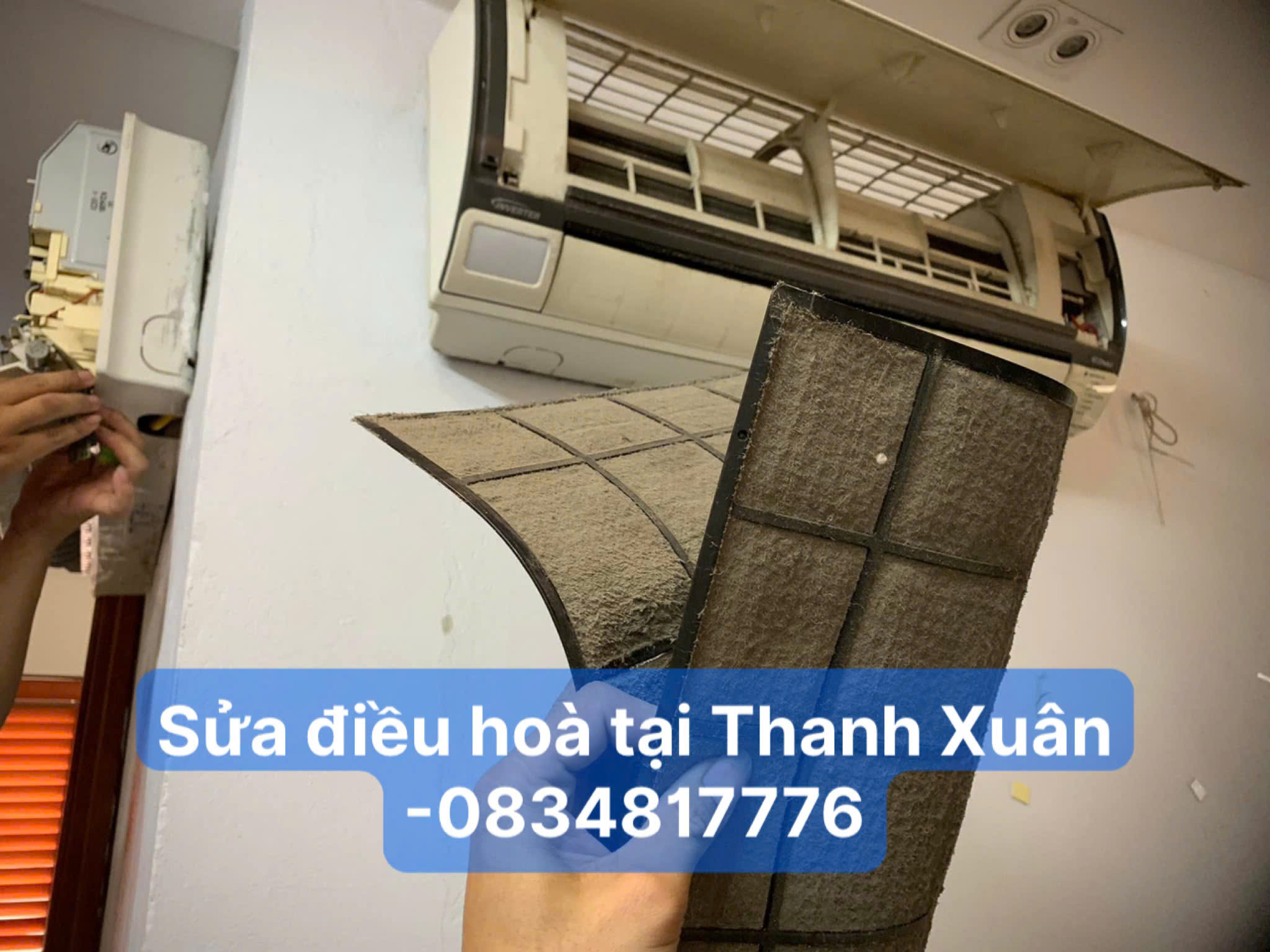 Sửa Điều Hòa Tại Thanh Xuân Uy Tín, Giá Rẻ, Có Mặt Nhanh 30 Phút 2 Vệ sinh điều hòa tại Thanh Xuân - 0834817776