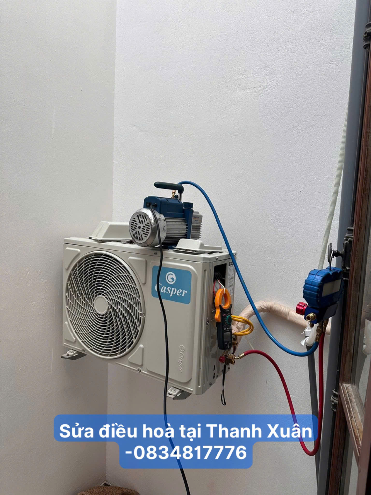 Sửa Điều Hòa Tại Thanh Xuân Uy Tín, Giá Rẻ, Có Mặt Nhanh 30 Phút 3 Nạp gas điều hòa tại Thanh Xuân - 0834817776