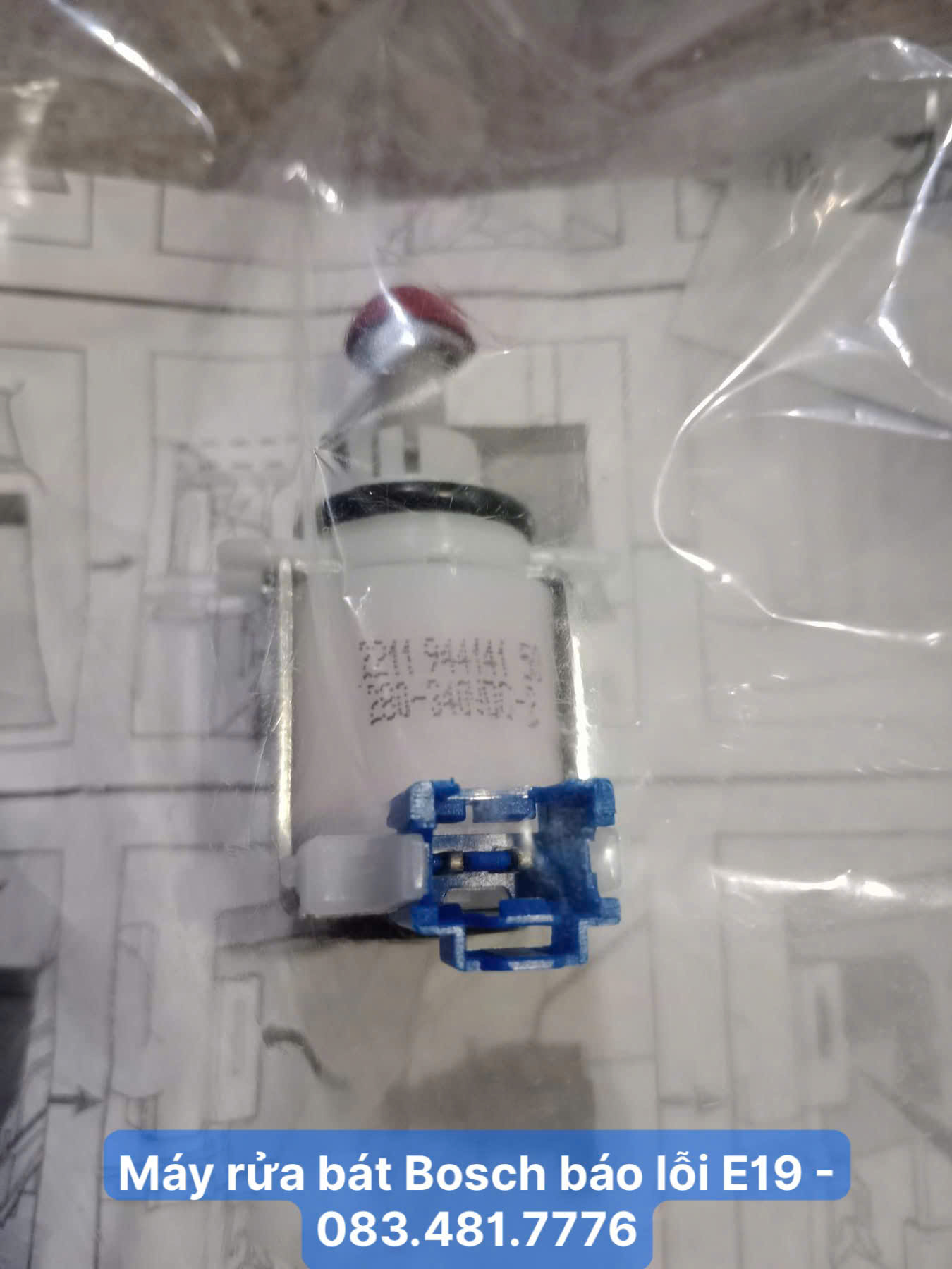 Van tuần hoàn máy rửa bát Bosch