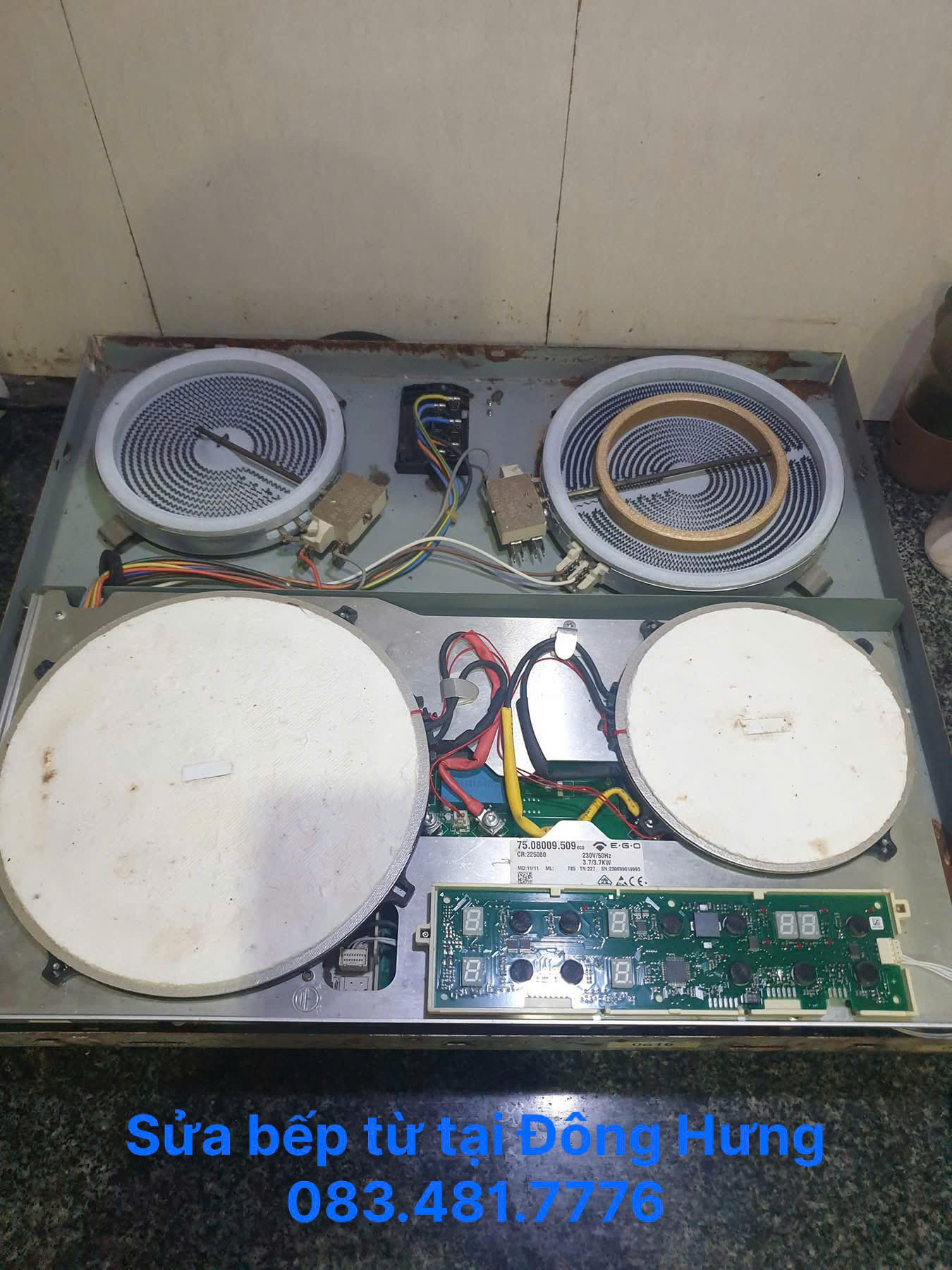 Sửa bếp từ tại Đông Hưng - 083.481.7776