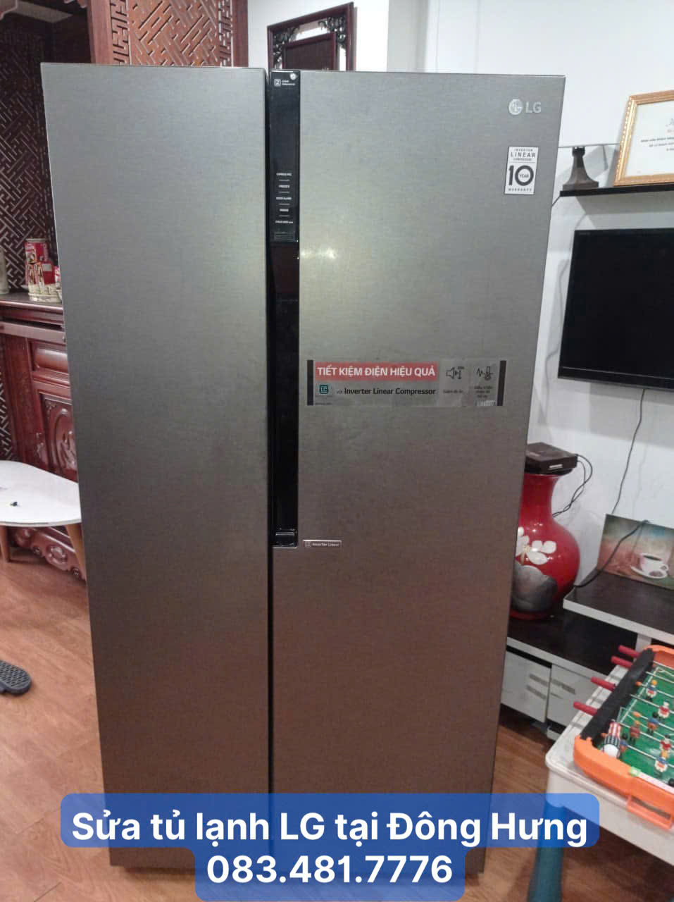Sửa tủ lạnh LG tại Đông Hưng giá tốt, phục vụ nhanh chuyên nghiệp 3 Thợ sửa tủ lạnh LG tại Đông Hưng