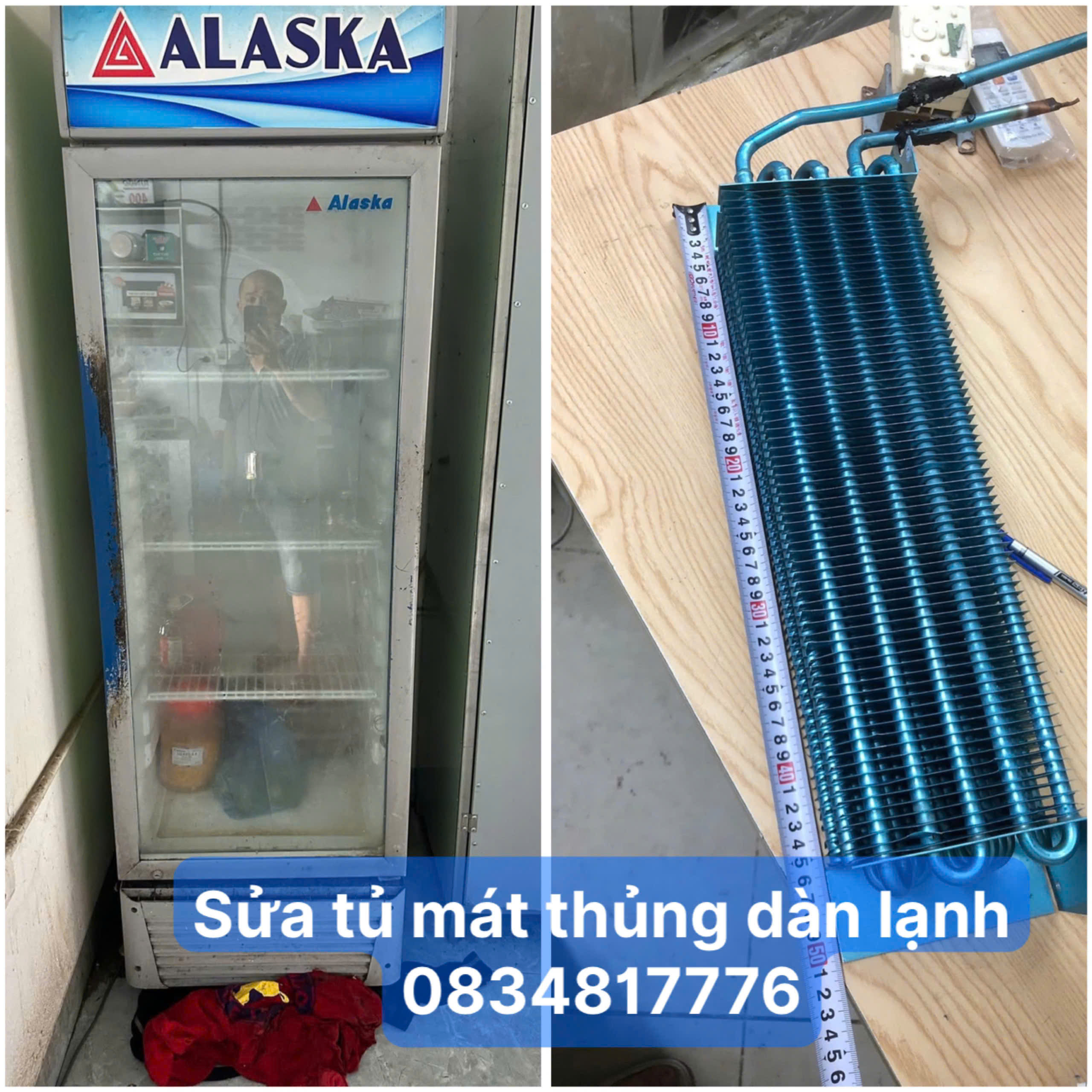 Sửa tủ mát tại nhà Thái Bình 