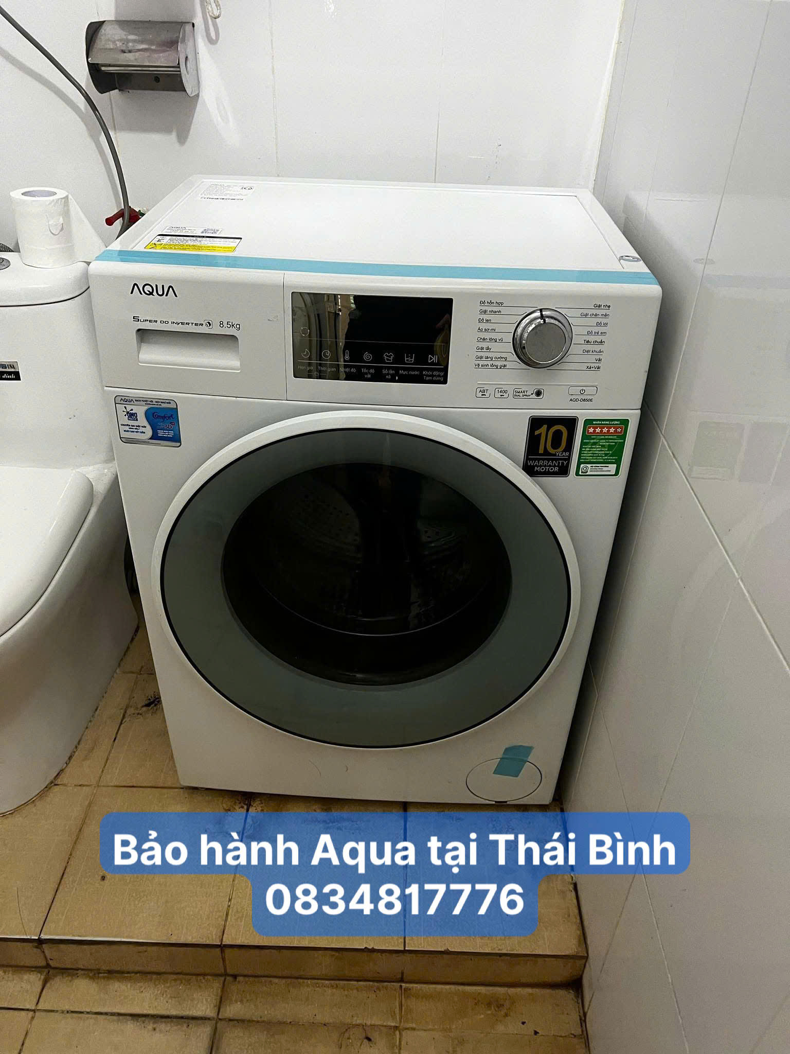 Bảo hành máy giặt  Aqua tại Thái Bình 