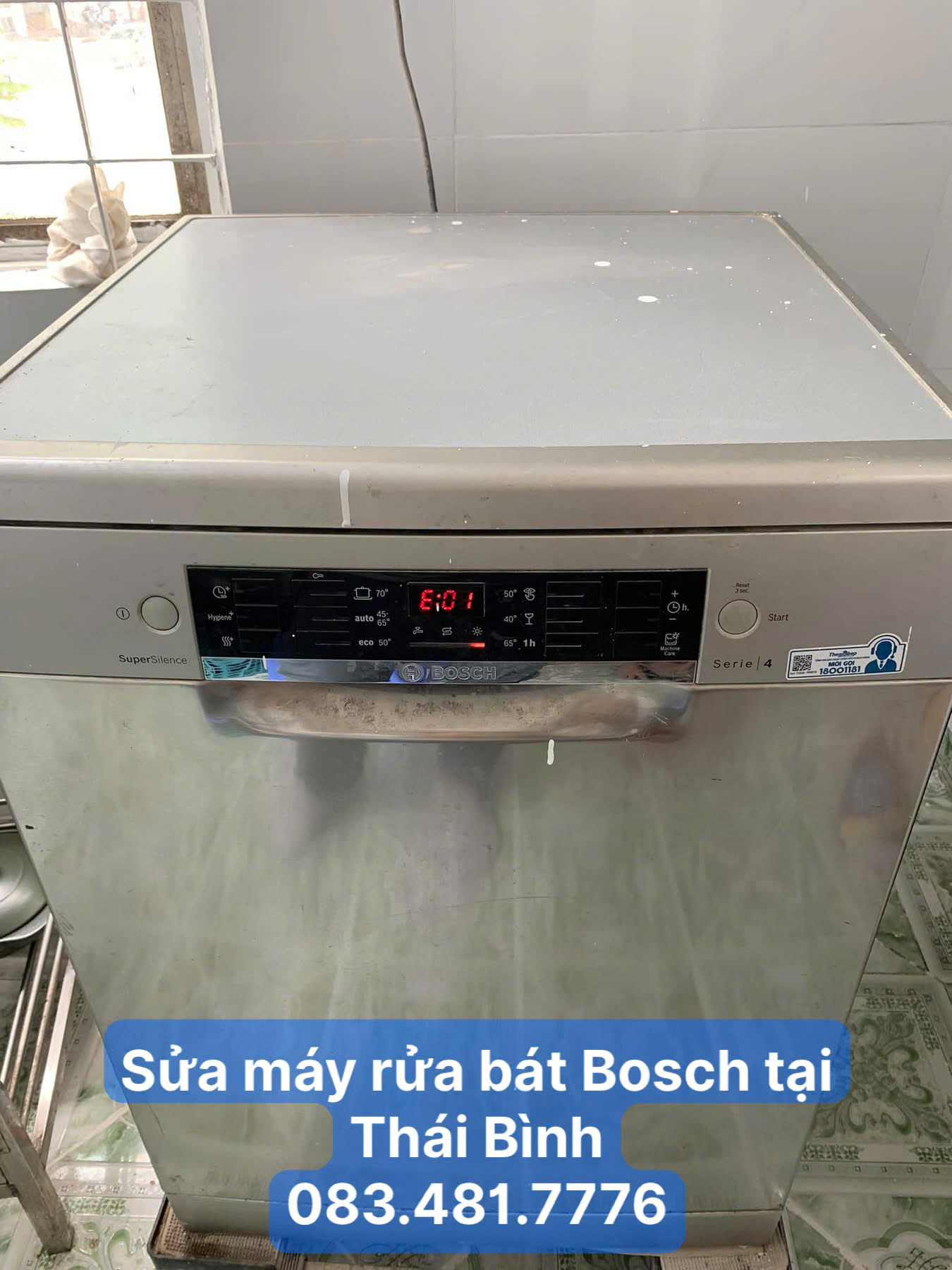 Sửa máy rửa bát Bosch tại nhà Thái Bình 