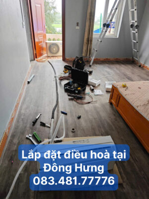 Lắp đặt điều hòa tại Đông Hưng - 083.481.7776