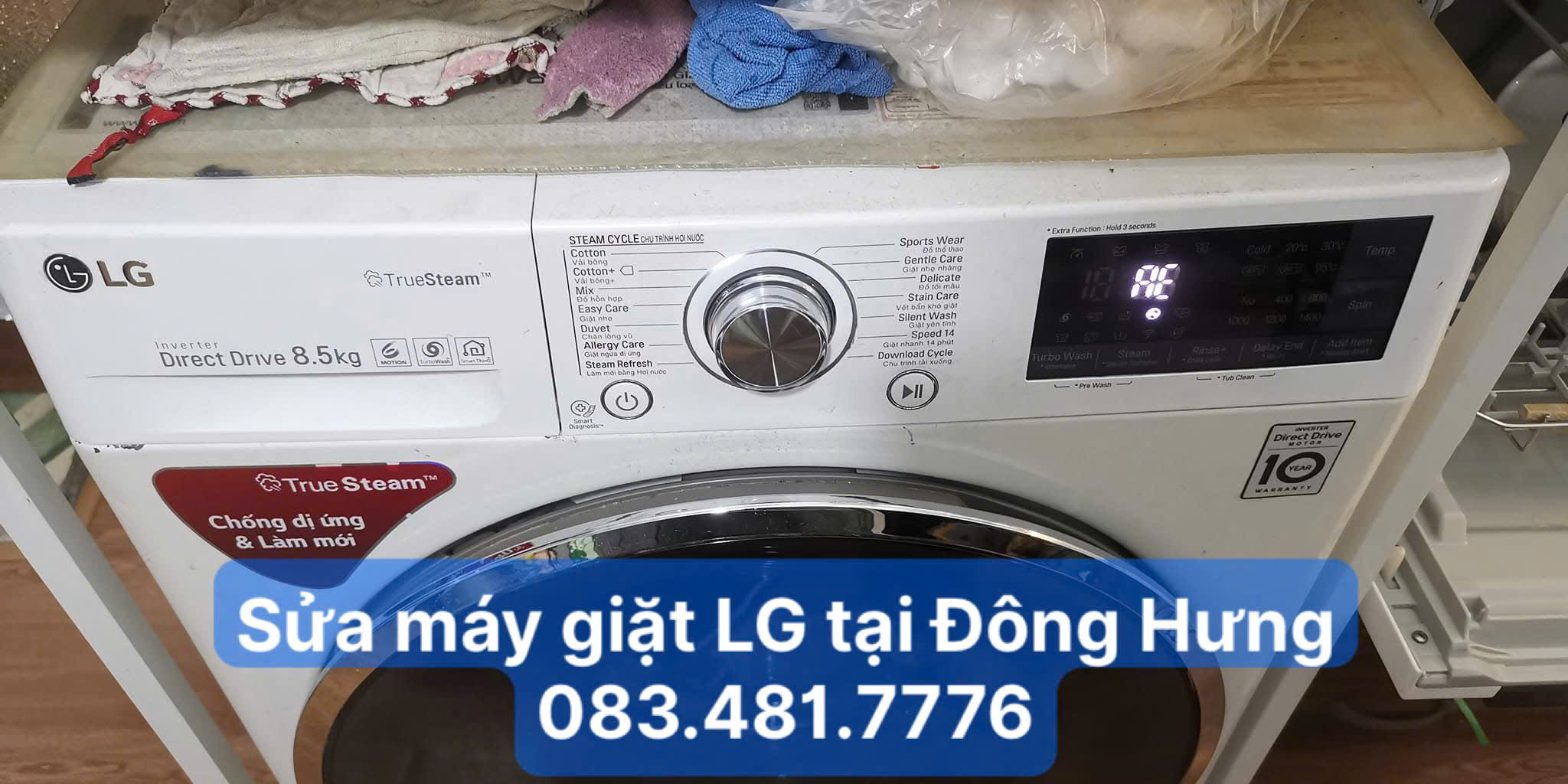 Sửa máy giặt LG tại Đông Hưng 