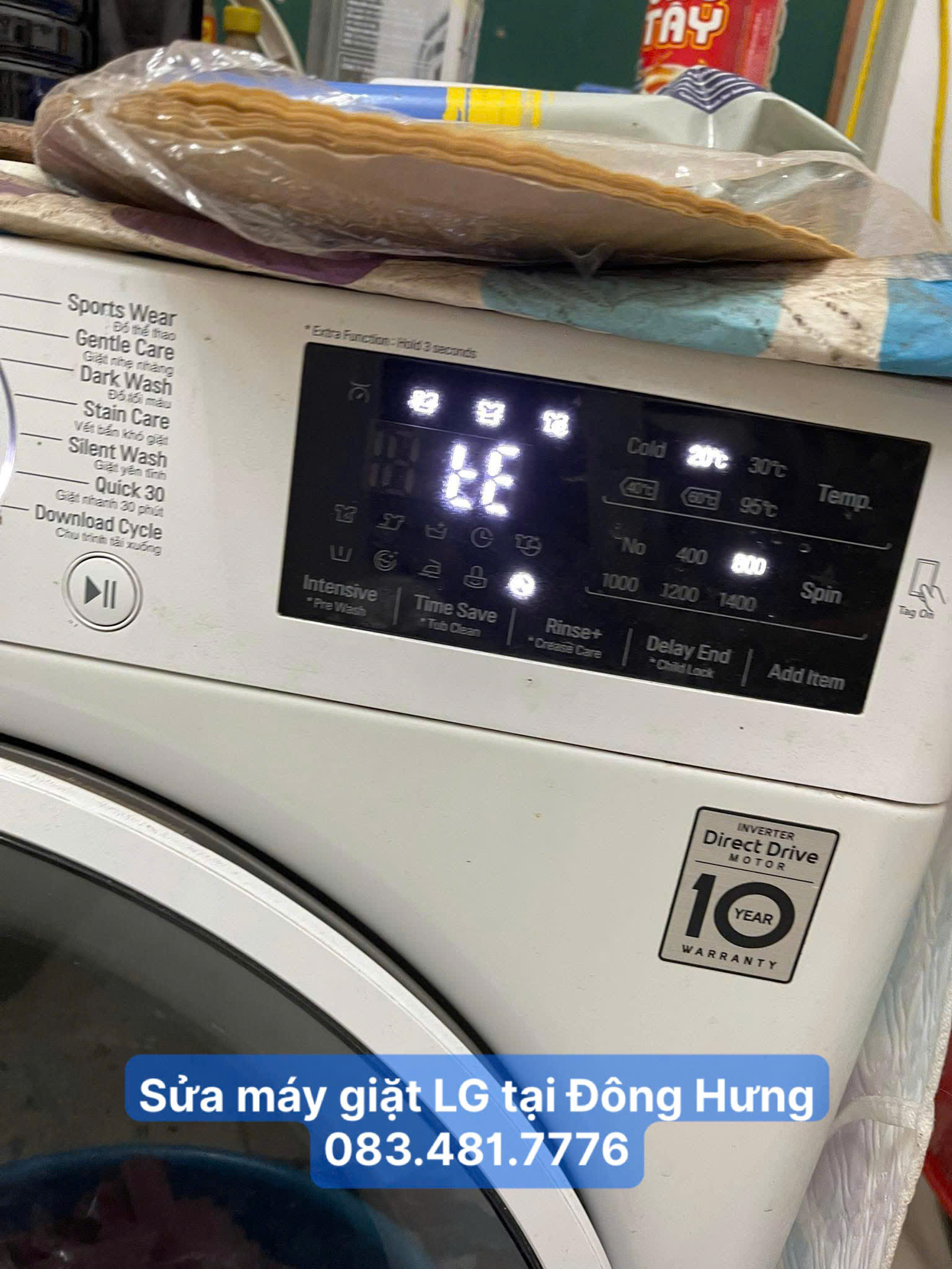 Thợ sửa máy giặt LG tại Đông Hưng 