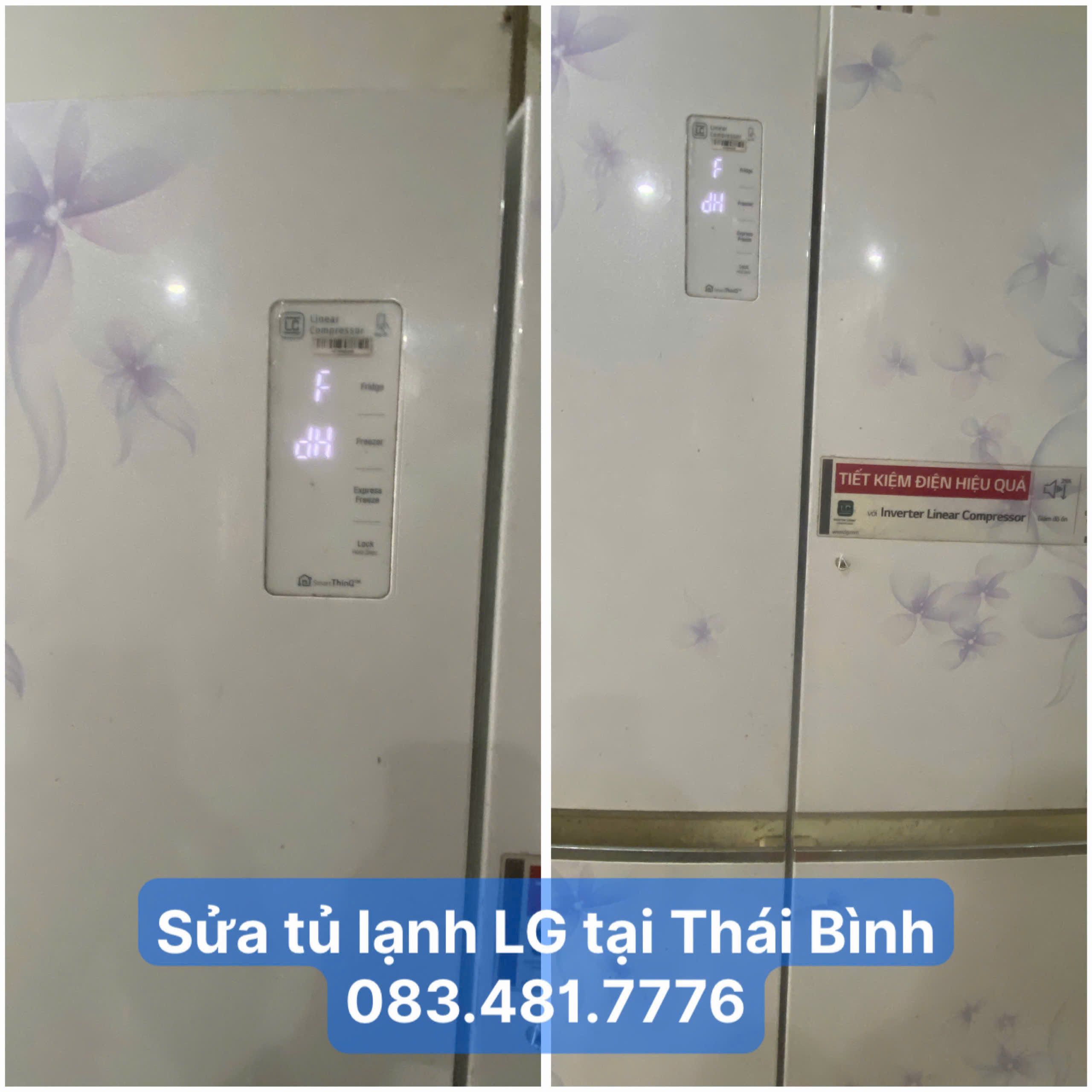 Sửa tủ lạnh LG tại nhà Thái Bình