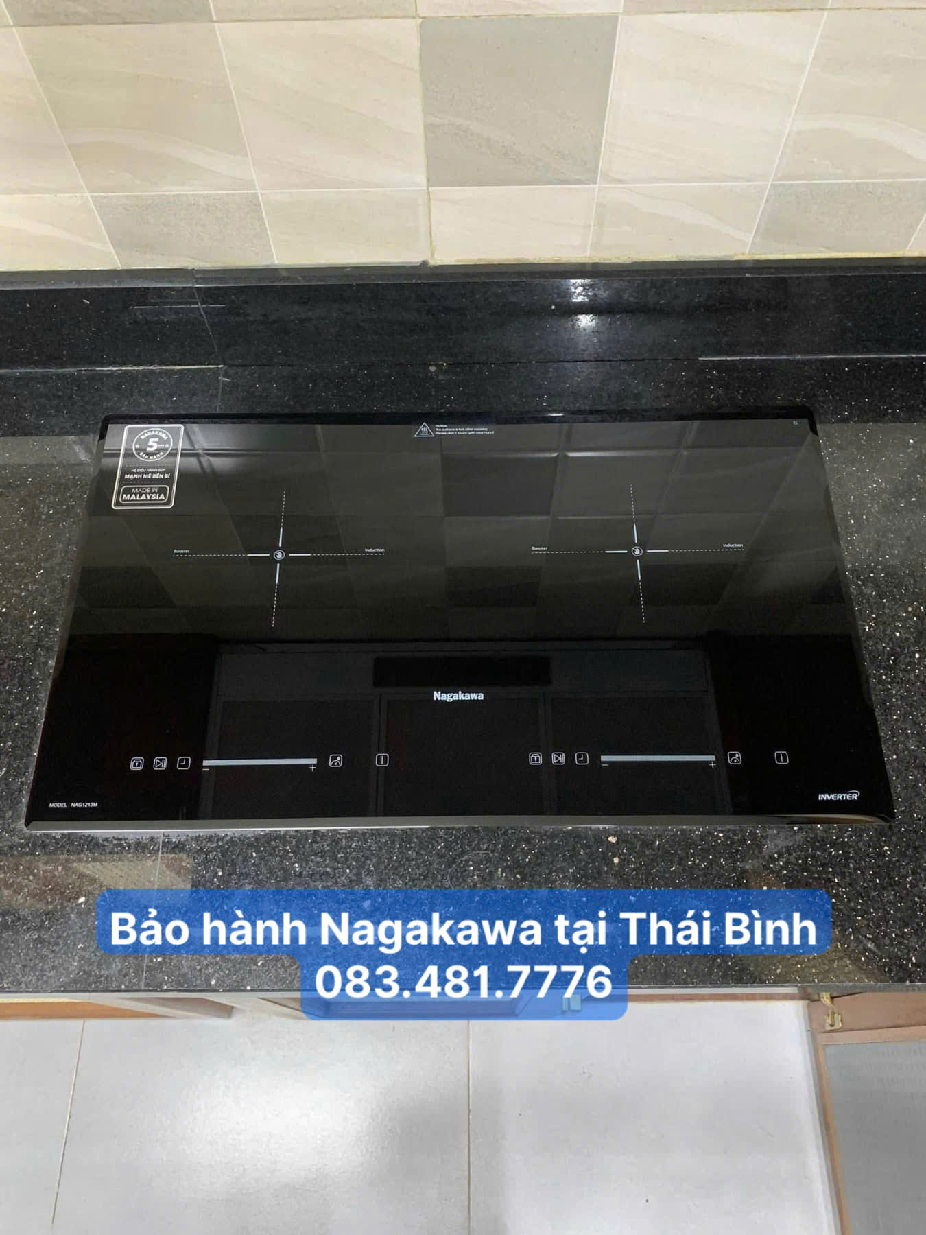 Bảo hành bếp từ Nagakawa tại Thái Bình 