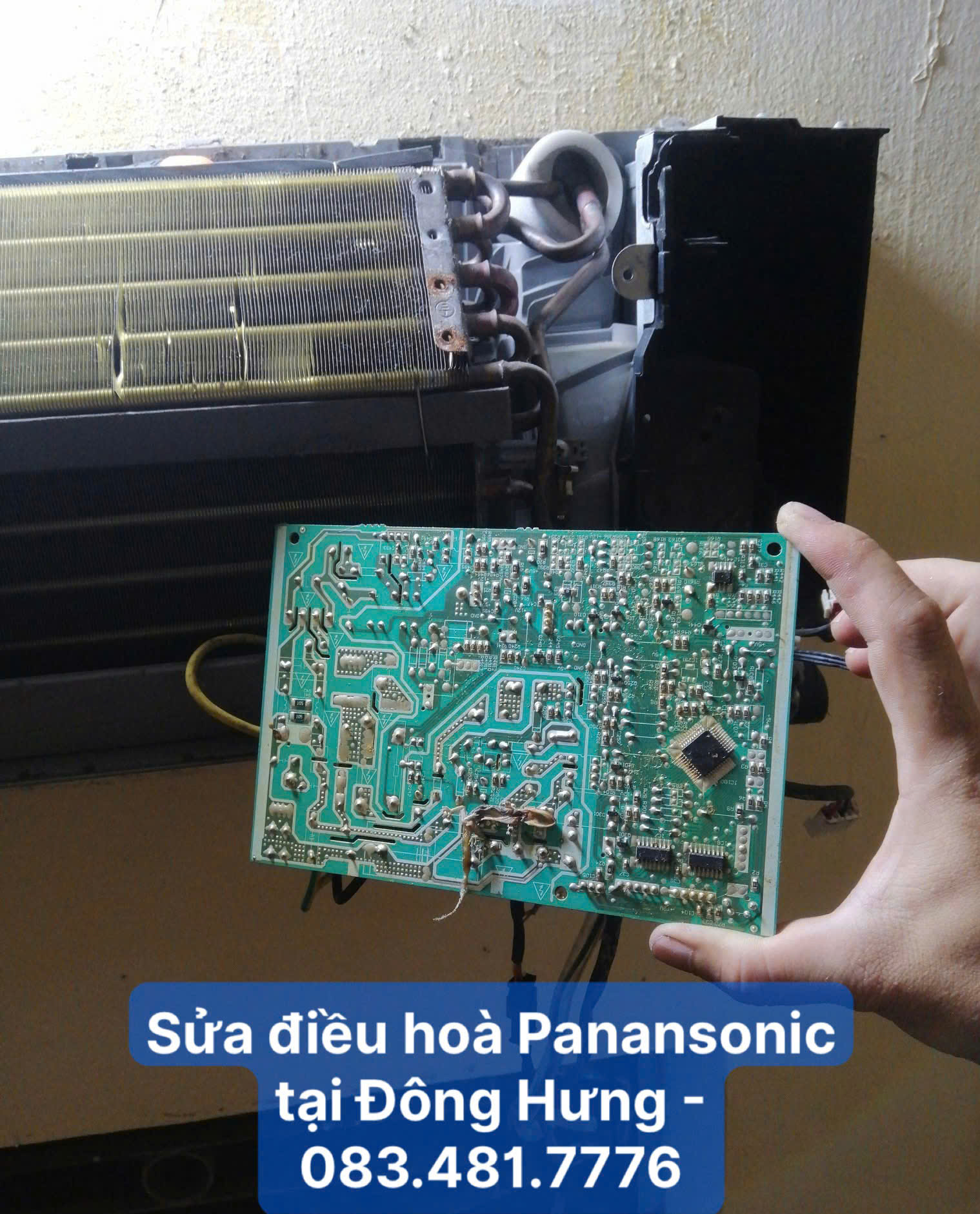 Sửa điều hòa Panasonic tại nhà Đông Hưng 